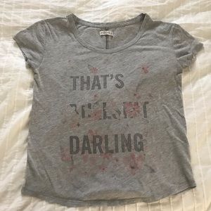 Grey Abercrombie and Fitch tee
